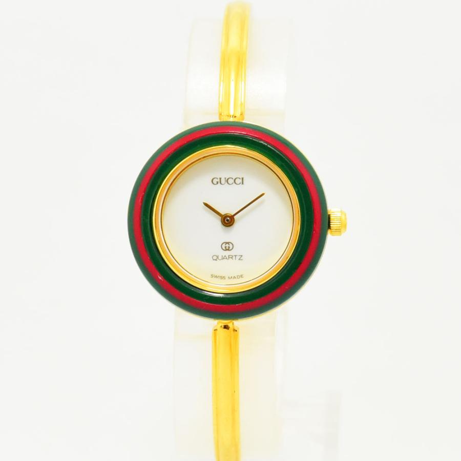 GUCCI（グッチ） 時計 レディース チェンジベゼル 1100-L クォーツ 