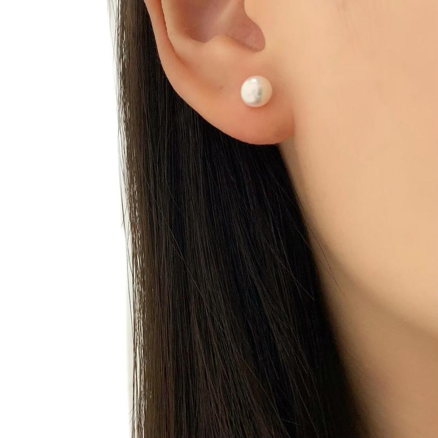 ミキモト ピアス MIKIMOTO あこや真珠 5.6mm アコヤ パール K18WG 新品