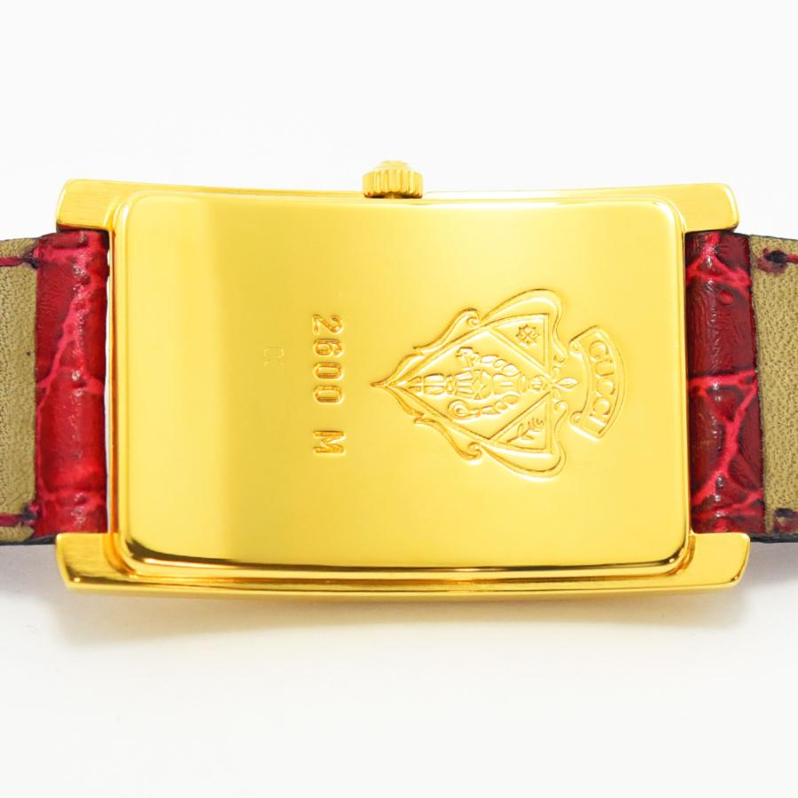 GUCCI（グッチ） 時計 メンズ GUCCI 2600M クォーツ GP レザー