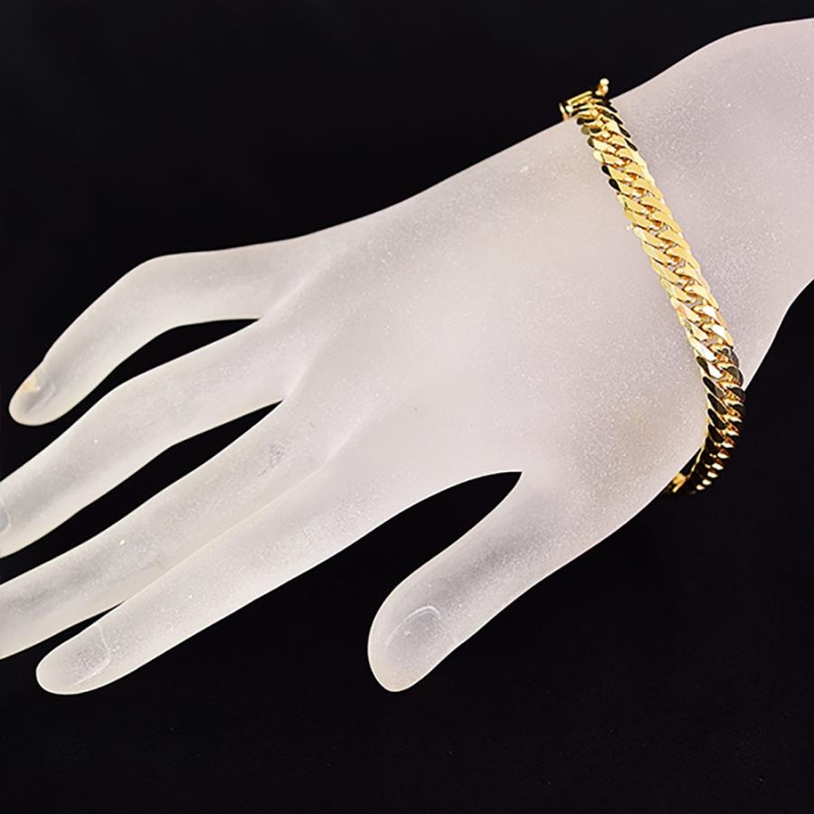 喜平ブレスレット 18金 6面ダブル 20cm 30g K18 新品 : 御徒町宝石問屋