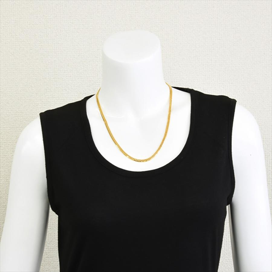喜平ネックレス 18金 6面ダブル ネックレスチェーン 50cm 30g K18 新品