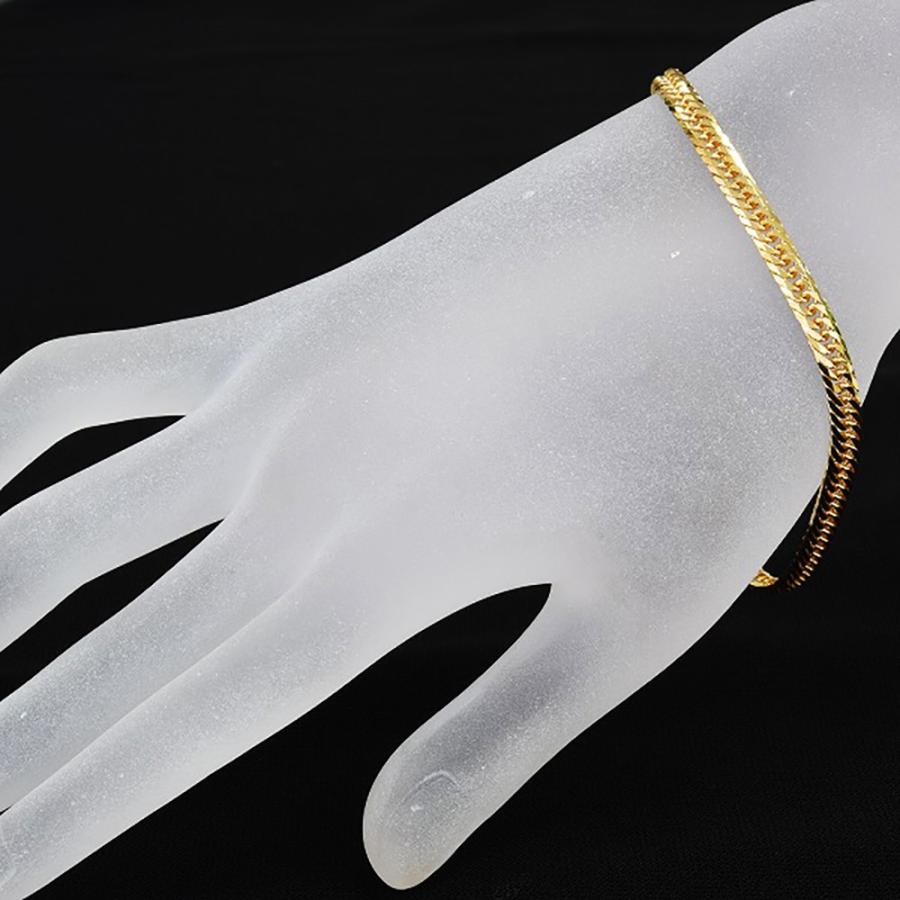 喜平ブレスレット 18金 8面トリプル 20cm 10g K18 新品 : 御徒町宝石