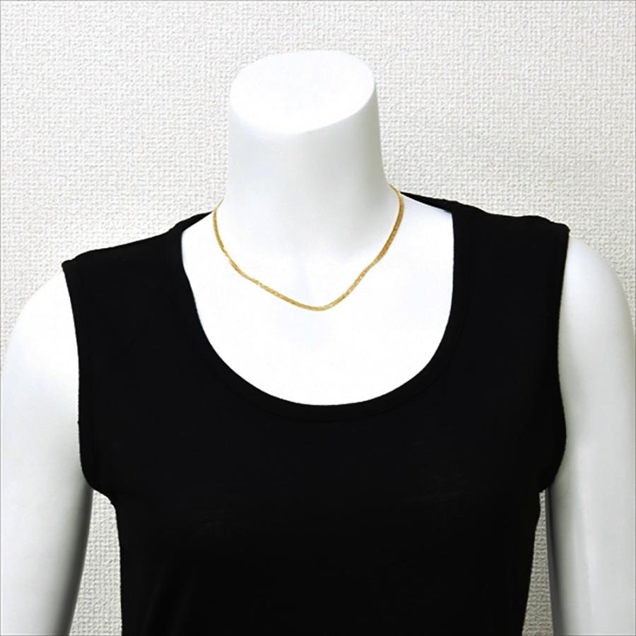喜平ネックレス 18金 8面トリプル ネックレスチェーン 40cm 10g K18