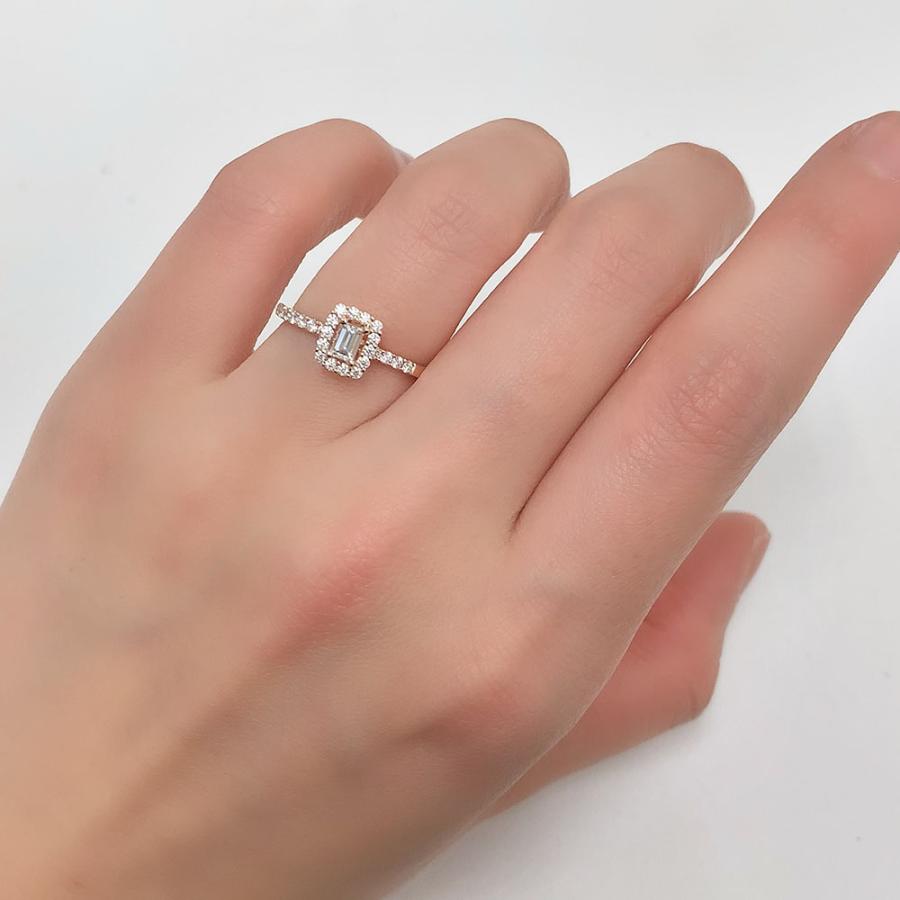 ダイヤモンド 0.46 リング K18PG 約12号 新品磨き仕上げ 中古 : 御徒町 