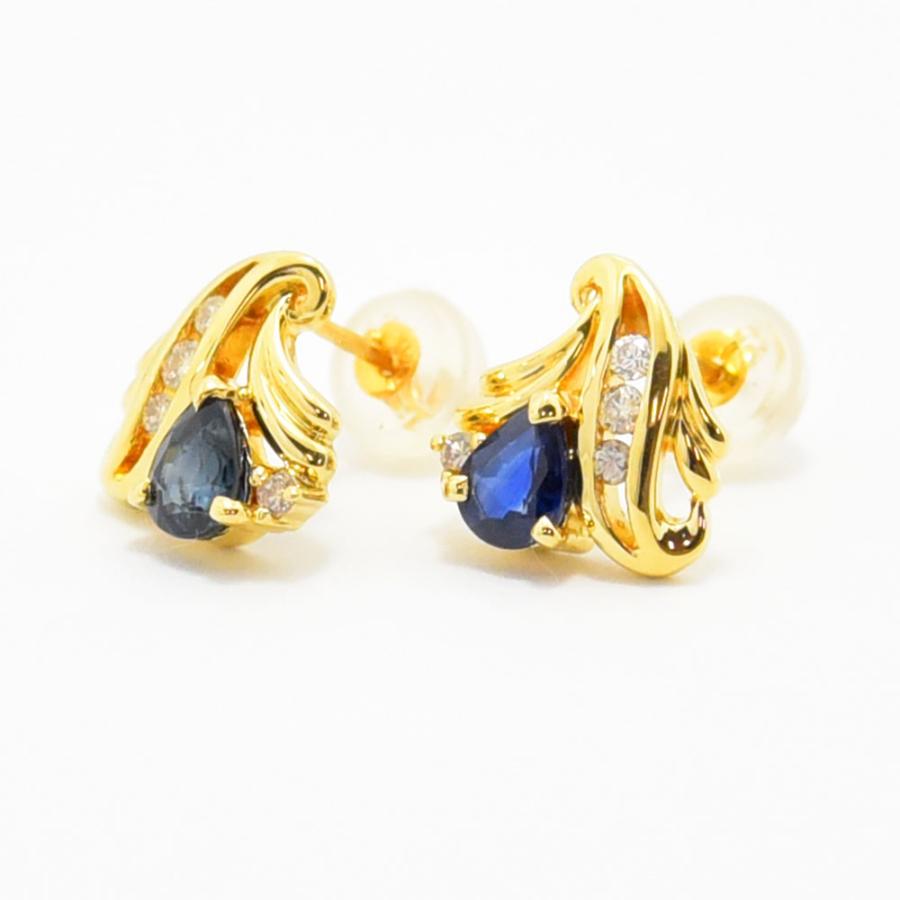 緊急値下げ】 ジュエリーマキ ピアス JEWELRY MAKI サファイア 