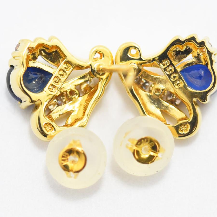 緊急値下げ】 ジュエリーマキ ピアス JEWELRY MAKI サファイア 