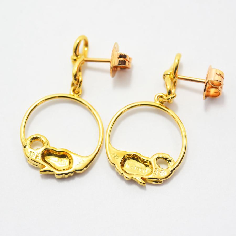 CARRERA y CARRERA（カレライカレラ） ピアス 象 エレファント K18 750 