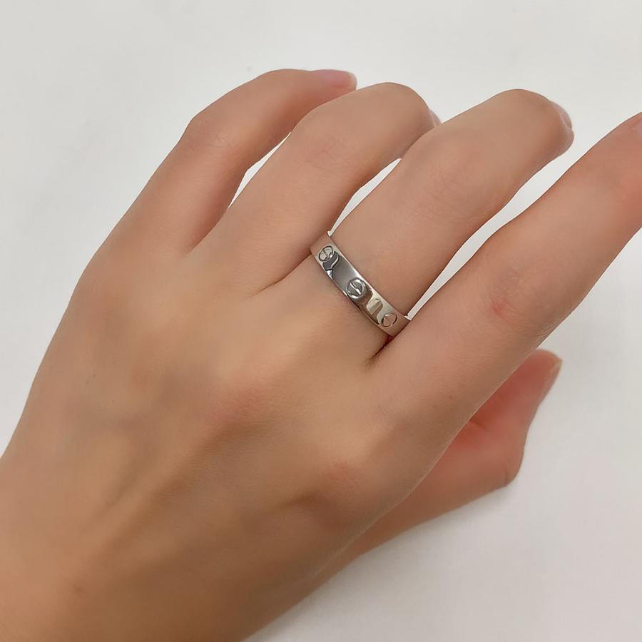 【Cartier】ミニラブリング PG750 57号 Cartier（カルティエ） リング ミニラブリング 指輪 ラブリング K18WG