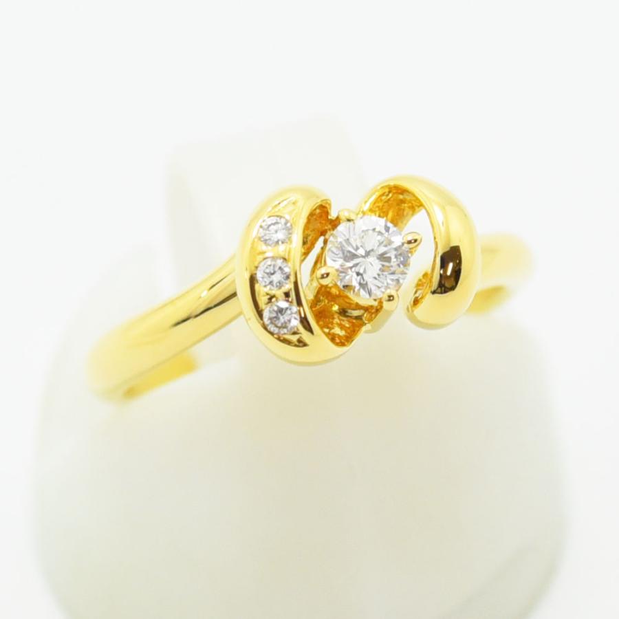 TASAKI タサキ リング 田崎 ダイヤモンド 0.13 K18 約5号 新品仕上げ  