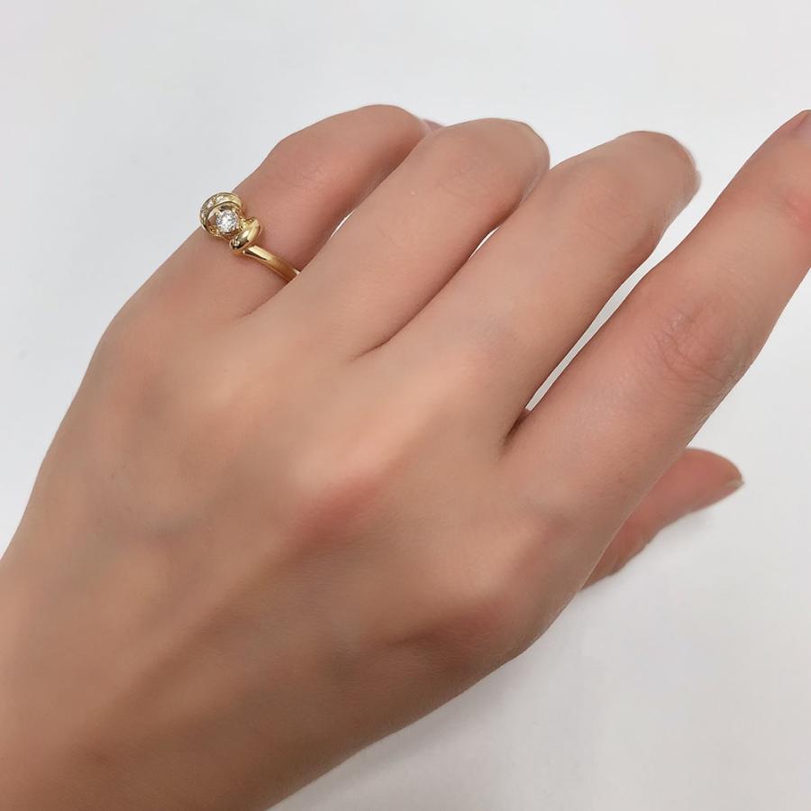 TASAKI タサキ リング 田崎 ダイヤモンド 0.13 K18 約5号 新品