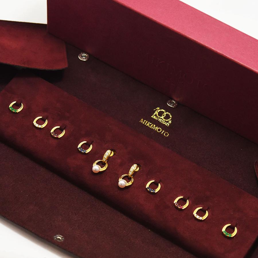 MIKIMOTO ミキモト イヤリング セット 100周年記念 フープ パール 