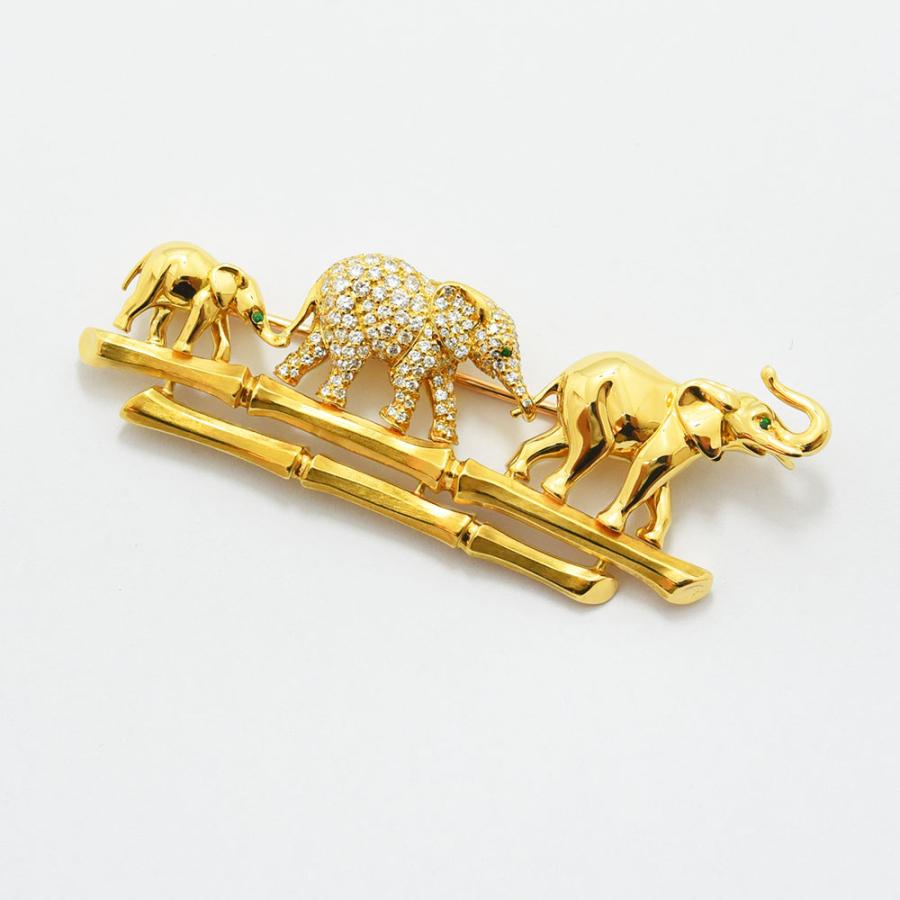 K18 エレファントブローチ K18 エレファントブローチ