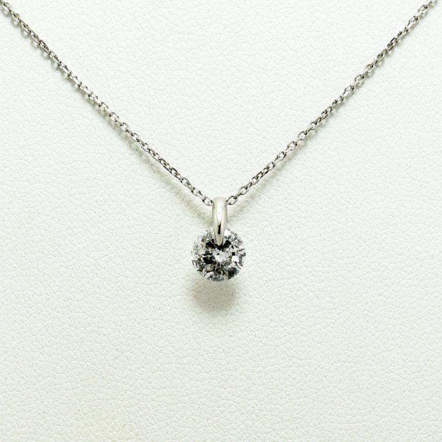 ダイヤモンド 0.671 ネックレス PT900 PT850 新品磨き仕上げ 中古 