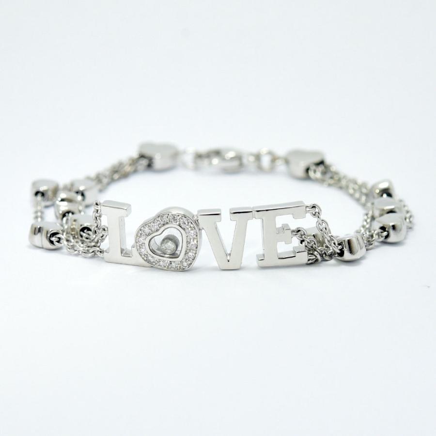 ショパール ブレスレット ハッピーダイヤモンド Chopard LOVE ハート 