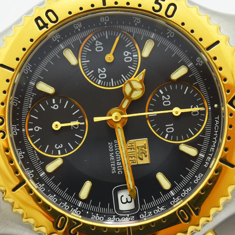 タグホイヤー 中古 メンズ TAG HEUER セルシリーズ CG2121-RO 自動巻 オートマ SS ステンレススチール ブラック 軽仕上げ｜okachihouseki｜08