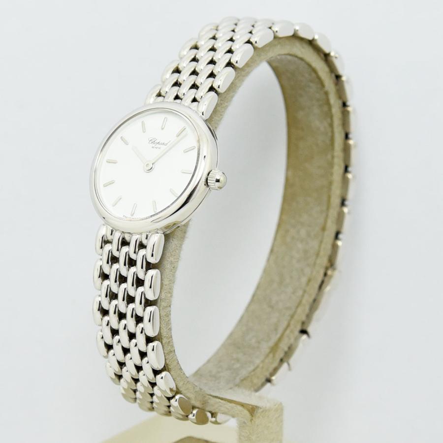 【匿名配送】ショパールChopardクラシックハートK18WG 腕時計 ホワイト Chopard ショパール 時計 レディース クラシック 855 クォーツ