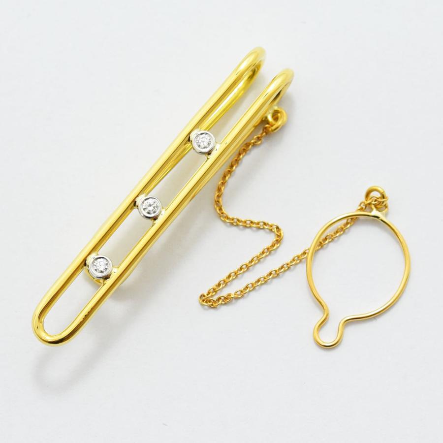 未使用品！岩倉康二 k18 デザイン ネクタイピン