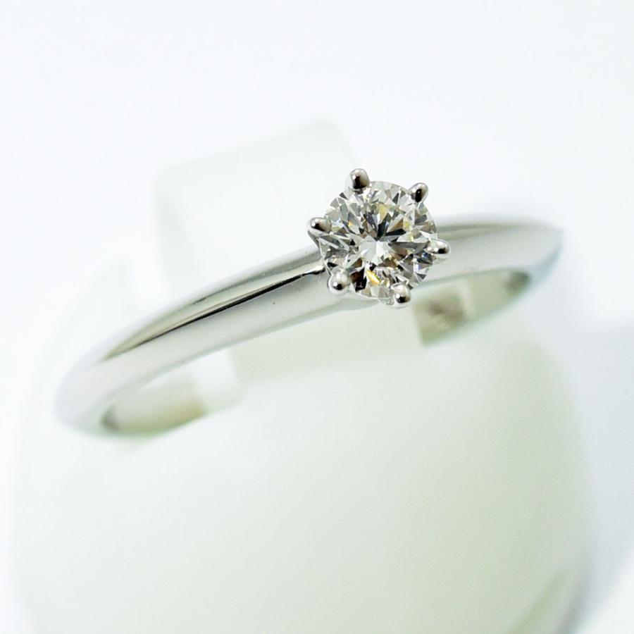 Tiffany & Co. エンゲージリング 0.20カラット7号