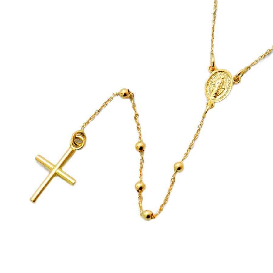 18金 ネックレス ロザリオ K18 レディース クロス イエローゴールド 楽天市場】ゴールドネックレス K18 18金 ネックレス クロス ゴールド