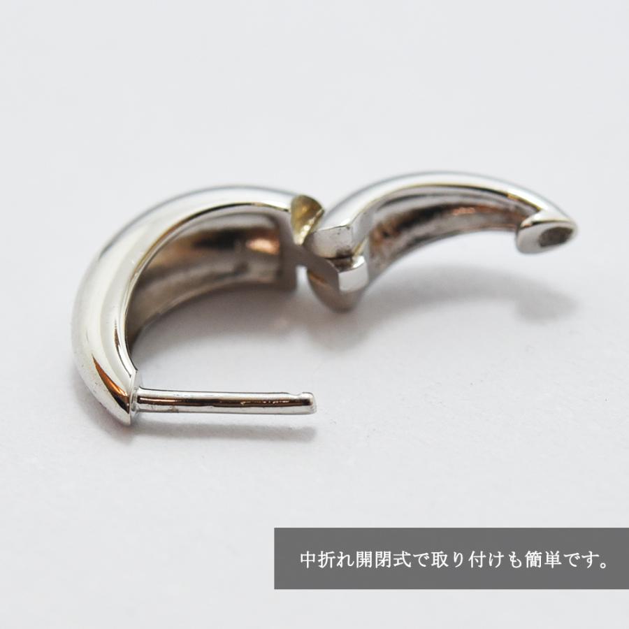 新品　ピアス メンズ レディース フープ ドロップ K10 中折れ 両耳 ピアス メンズ レディース フープ ドロップ K10 10金 中折れ 両