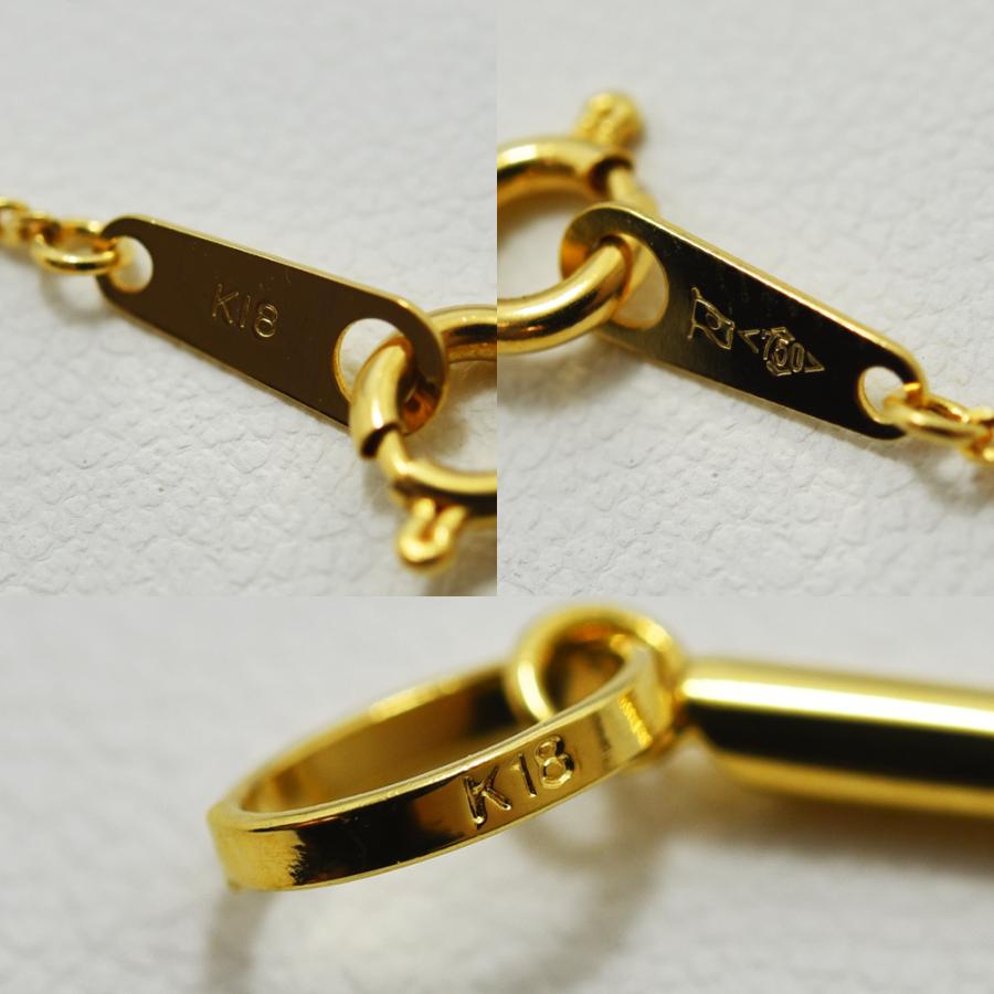 K18 クロス ネックレス セット 金無垢チェーン 40cm 45cm 50cm