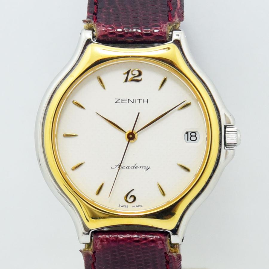 ゼニス 中古 メンズ ZENITH アカデミー 59.6000.226 クォーツ SS