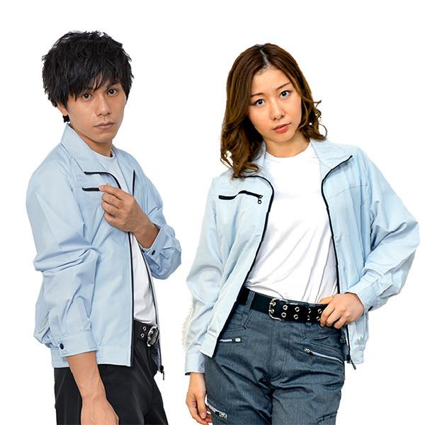 空調ウェア 大容量バッテリーセット 5L 選べる服3色×グレーファン 空調