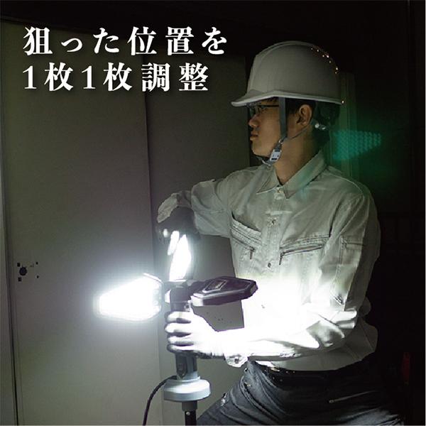 LED投光器 明るい ワークライト スタンド付き 360度 軽量 作業灯 LEDライト 屋外 照明 最強 強力投光器 三脚式 20W 屋外 屋外用 野外 照明 アウトドア|okacho-store|04
