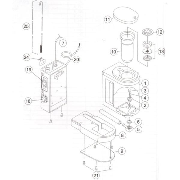 PS-1 PS-2 卓上ポンプ用給水ホース 1.8m ナオモト アイロン 直本工業