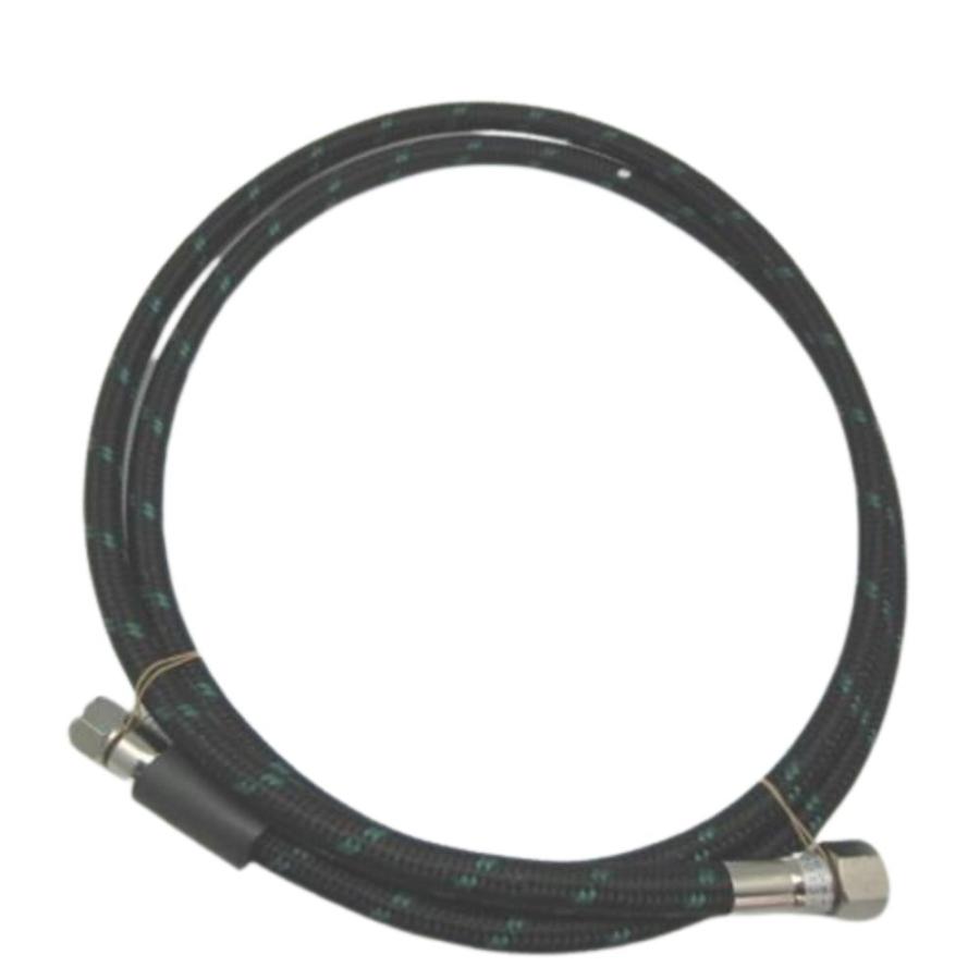 ナオモト ナオフロンエキストラホース（黒／緑）内径6Ф 1.5m 直本工業