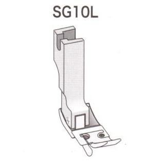 SG10L スプリングガイド付きステッチ押え金 左側ガイド 1.0mm SG-10L スイセイ SUISEI 職業用ミシン 工業用ミシン｜okada-mishin