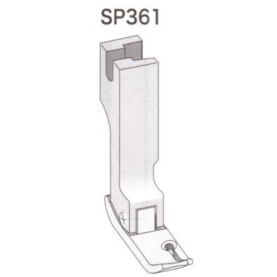 SP361  右細幅標準押え金 ファスナーや障害物のある縫製に SP-361  スイセイ SUISEI 職業用ミシン 工業用ミシン｜okada-mishin