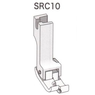 SRC10 コンパクト型ステッチ押え金 右側ガイド ステッチ幅1.0mm SRC-10