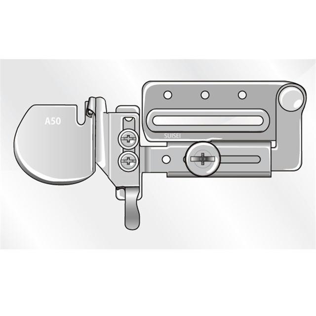 A50HH-5 三つ巻ラッパ 少し厚物用 押え金付 スイセイ（SUISEI) 巻幅5mm 