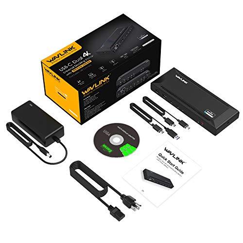 特価セールショップ WAVLINK USB-C Ultra 5Kユニバーサルドッキングステーションデュアル4Kドッキングステーション 60W PD付き（HDMIとD