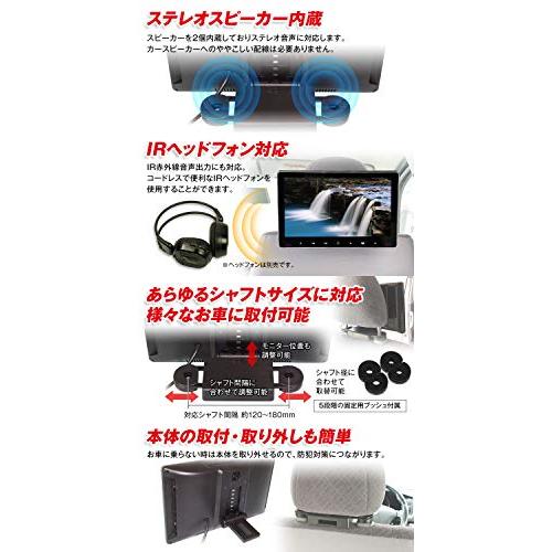 MAXWIN DVDプレーヤー 一体型 スロットイン 11.6インチ 車載 ヘッドレスト CPRM HDMI HRKIT1162 HRKIT1162 CPRM