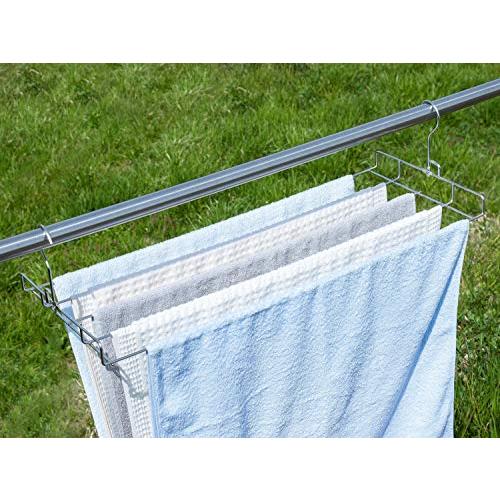 下村企販 ハンガー バスタオル 日本製 ステンレス タオル 5枚 部屋干し