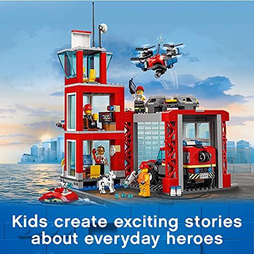 レゴ(leg0) シティ 消防署 60215 ブロック おもちゃ 男の子 車 cm 以上 単品