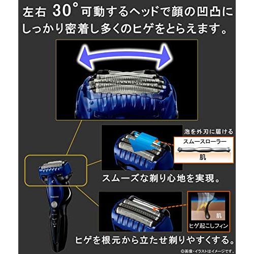 パナソニック ラムダッシュ メンズシェーバー 3枚刃 お風呂剃り可 青 ES-ST8S-A 青 ES ST8S シェーバー単品