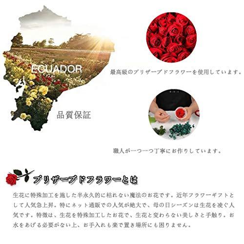 プリザーブドフラワー 枯れない花 プレゼント 花 結婚記念日 妻 バラ ギフト ガラスポット ケース入り ぶりざーどフラワー 薔薇 ドライフラワ 結婚記念日 タイプ3