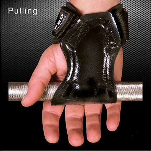 Versa Gripps PRO パワーグリップ 筋力トレーニング・リストラップ made in the USA (Black/黒 XS:12. 