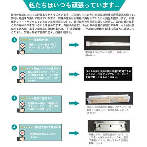 【後払い手数料無料】 ledベースライト 120cm LED蛍光灯 器具一体型 キッチンベースライト led直管蛍光灯 40W 天井 led照明 長さ120cm 4畳