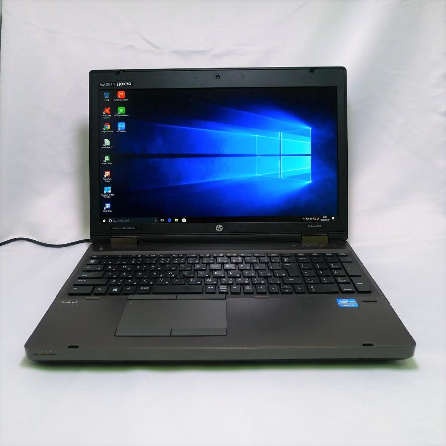HP ProBook 6570b Core i7 16GB 新品SSD240GB DVD-ROM 無線LAN Windows10 64bit