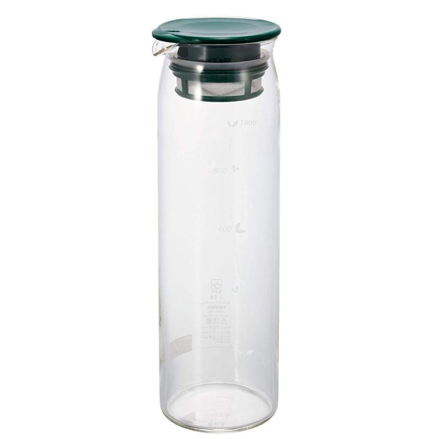 Hario ハリオ 水出し 茶 ポット 1000ml ダークグリーン Md 10dg 1116 創業大正七年 お茶の岡田園 通販 Yahoo ショッピング