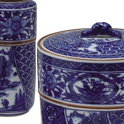 茶道具 皆具 高野昭阿弥作 祥瑞 切立腰捻 : 創業大正七年 お茶の岡田園