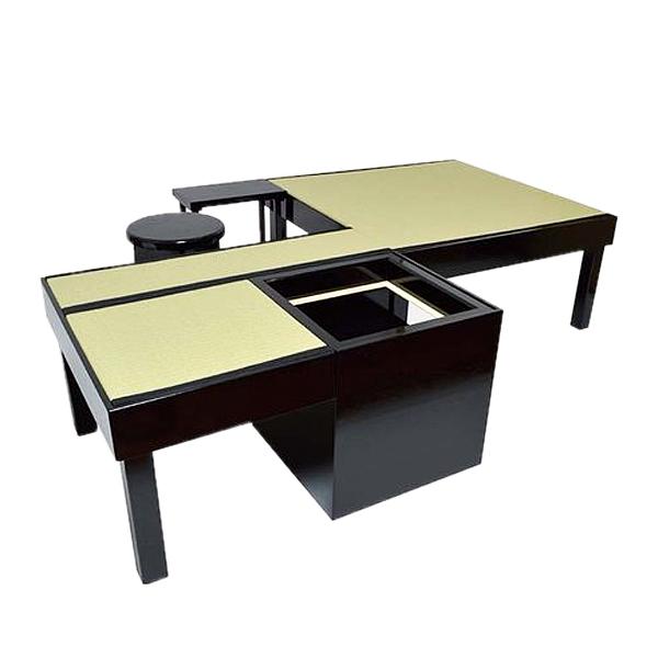 岡田園 茶道用 点前具 立礼棚 優心なごみ棚 (極) 建水