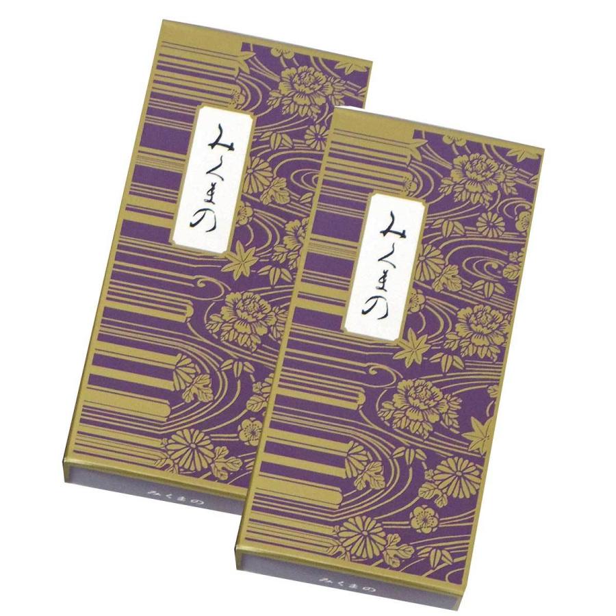 鳩居堂 お線香 みくまの 紙箱(バラ詰) 100g入 2箱セット : 創業
