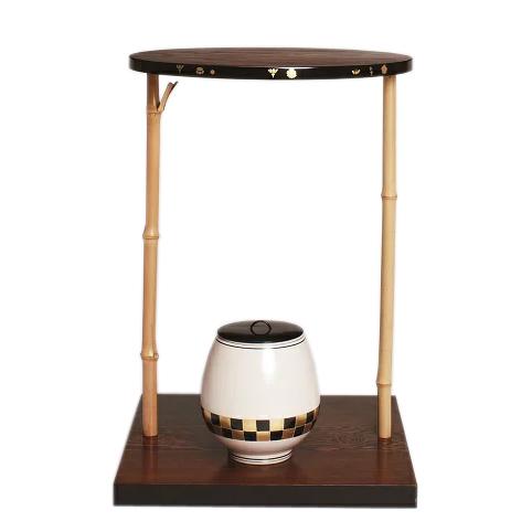 【茶道具】 三友棚 三千家好写 中村宗悦作 棚-18