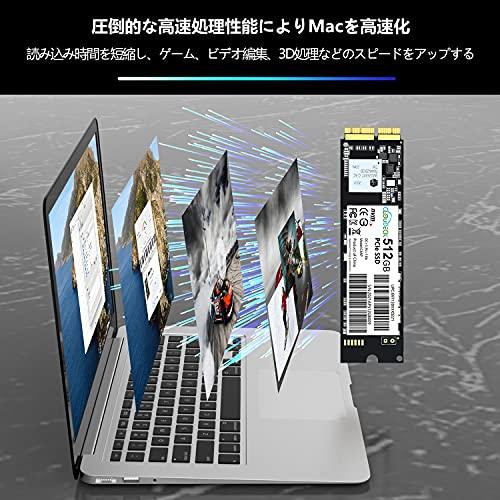 Cloudeck Mac専用SSD 512GB NVMe PCIe内蔵SSD Mac専用アップグレードキット 対応モデル MacBook Air - 3