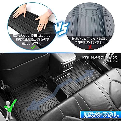 CARVANTA ホンダ 新型 N-BOX フロアマット カーマット TPE材質 立体